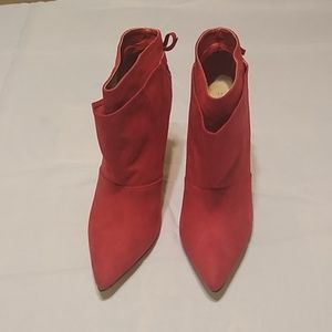 Fierce red booties